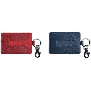 T Sportline Tesla Model 3, Tesla Model Y, Tesla Model S Long Range & Plaid, and Tesla Model X Long Range & Plaid Key Card Holder Set of 2 - Perfect for Valet (Red + Red) in Saudi Arabia