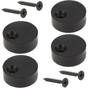 Barn Door Stopper for Top Track, 4 Pcs Sliding Barn Door Hardware Anti Jump Parts Adjustable Barns-Door Stopper Anti Jump Pad for Barns-Door Track Top (Black) in Kuwait