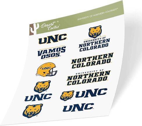 Desert Cactus University of Northern Colorado Sticker Bears Vamos Vinyl Decals Laptop Water Bottle Car Scrapbook T2 (Type 2) in Saudi Arabia