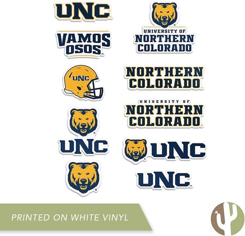 Desert Cactus University of Northern Colorado Sticker Bears Vamos Vinyl Decals Laptop Water Bottle Car Scrapbook T2 (Type 2) in Saudi Arabia
