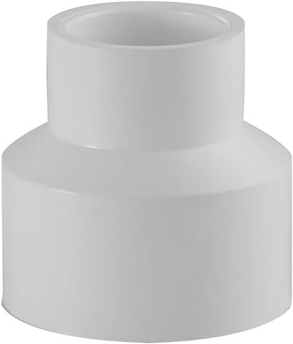 429 Series PVC Pipe Fitting - Reducing Coupling - Schedule 40 (White) - 2-1/2×2" (SOC x SOC) / High-Flow Capacity/Plumbing (429-292) (1 Pack) in Saudi Arabia