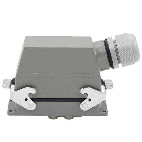 موصل مستطيل للخدمة الشاقة HDC-HK-4/8 12 دبابيس أساسية مقبس الطيران الصناعي 80A + 16A 500V 1 قطعة (الخط الجانبي) in Saudi Arabia