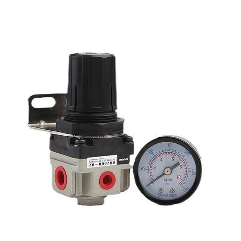 AR2000 G1/4 Air Pressure Regulator Adjustable Pneumatic Reducing Valve with Gauge for Compressor AR3000-03 AR4000-04(Green) in Saudi Arabia