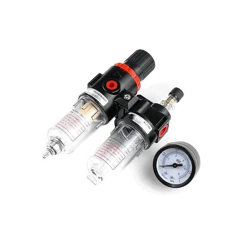 AFC2000 Oil-Water Separator Pressure Regulator Filter Spray Gun air Compressor Pressure regulating Valve AFR2000+AL2000 G1/4 in Saudi Arabia