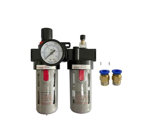 Oil-Water Separator Regulator Filter Spray Gun air Compressor Pressure Reducer 1/4" 3/8" 1/2" Compressed air Filter BFC2000/3000(with 6mm Fitting) in Saudi Arabia