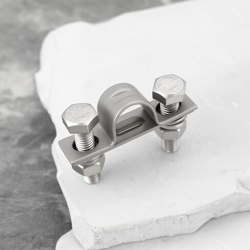 eMagTech 4pcs 25mm Control Throttle Cable Tube Clamp 304 Stainless Steel for Marine Yacht in Saudi Arabia