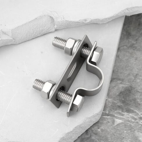 eMagTech 4pcs 25mm Control Throttle Cable Tube Clamp 304 Stainless Steel for Marine Yacht in Saudi Arabia