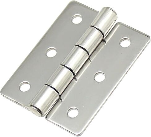 Industrial Cabinet Door Hinge 304 Stainless Steel Distribution Cabinet Hinge Flat Folding Hinge 65 * 50 * 2mm 1Pcs(Buffed) in Saudi Arabia