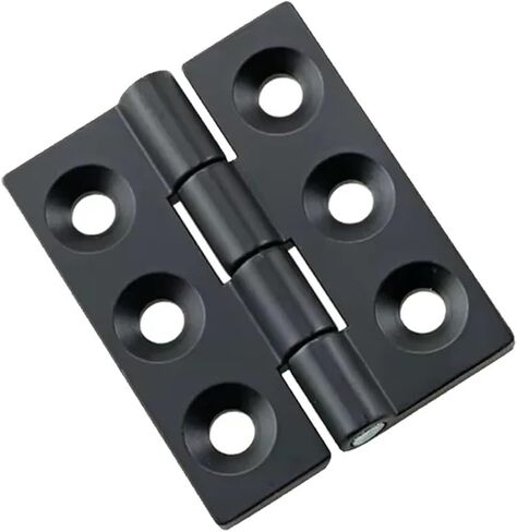 Zinc Alloy Industrial Heavy Mechanical Equipment Hinge Large Hole Fastening 65/80 * 55 Hinge 1Pcs(Chrome Flash,65X55) in Saudi Arabia