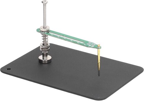 Test Probe Aluminum Alloy Fixed with Base Plate - 360-Degree Rotating Arm - Adjustable Height for PCB IC Soldering in Saudi Arabia
