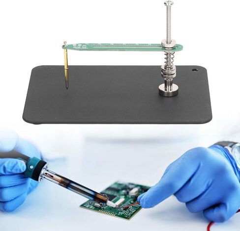 Test Probe Aluminum Alloy Fixed with Base Plate - 360-Degree Rotating Arm - Adjustable Height for PCB IC Soldering in Saudi Arabia