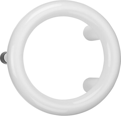 ECO Round Bumper Handle for Divider Diameter 210 mm LA 100 mm Door Handle with Stop Buffer Plastic White in Saudi Arabia