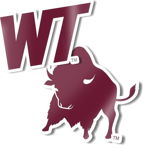 Desert Cactus West Texas A&M University Sticker Buffaloes Vinyl Decal Laptop Water Bottle Car Scrapbook (4 Inch Set V1) in Saudi Arabia