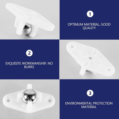 Sosoport 8pcs Universal Steel Ball Transfer Units Small Swivel Casters with Screw Mount for Material Handling and Carton Moving in Saudi Arabia