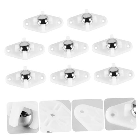 Sosoport 8pcs Universal Steel Ball Transfer Units Small Swivel Casters with Screw Mount for Material Handling and Carton Moving in Saudi Arabia
