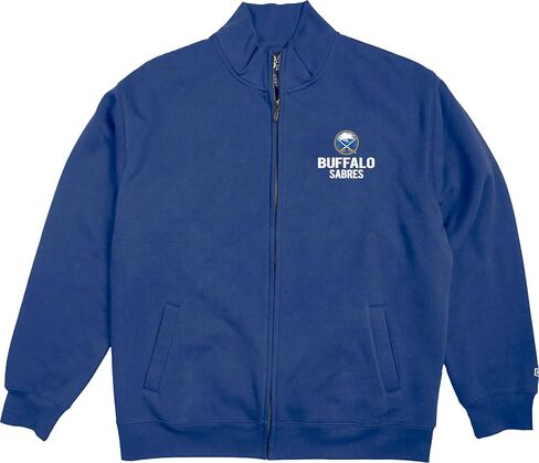 Blue 84 NHL Officially Licensed Full Zip Sweatshirt Felt Embroidery Front/Back in Saudi Arabia