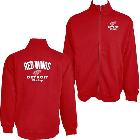 Blue 84 NHL Officially Licensed Full Zip Sweatshirt Felt Embroidery Front/Back in Saudi Arabia