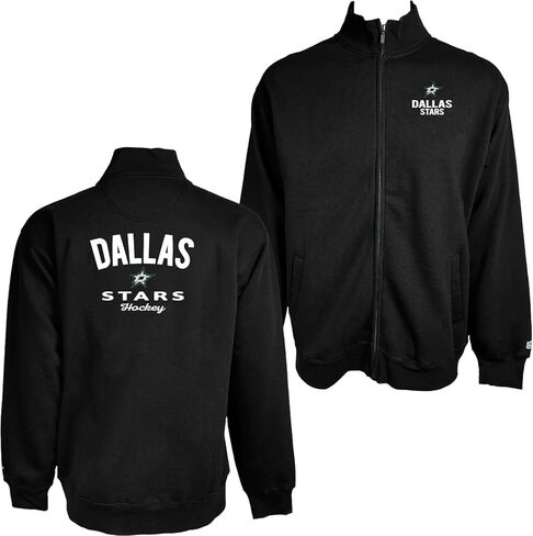 Blue 84 NHL Officially Licensed Full Zip Sweatshirt Felt Embroidery Front/Back in Saudi Arabia