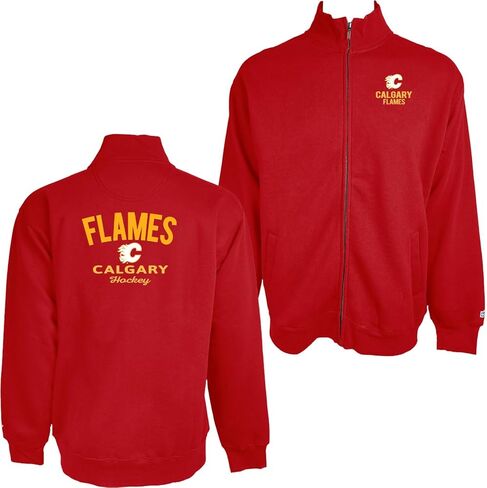 Blue 84 NHL Officially Licensed Full Zip Sweatshirt Felt Embroidery Front/Back in Saudi Arabia
