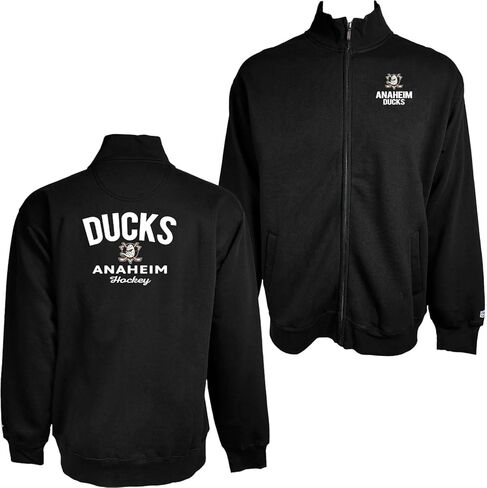 Blue 84 NHL Officially Licensed Full Zip Sweatshirt Felt Embroidery Front/Back in Saudi Arabia
