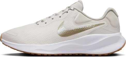 Nike Revolution 7 Women's Road Running Shoes (FB2208-010, Phantom/Light Bone/White/Neutral Olive) Size 10 in Saudi Arabia