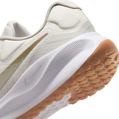 Nike Revolution 7 Women's Road Running Shoes (FB2208-010, Phantom/Light Bone/White/Neutral Olive) Size 10 in Saudi Arabia