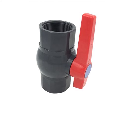 SagaSave 6 Sizes Optional Female Thread Compact Ball Valve T-Shaped Handle Designed, for Indoor, Outdoor, Cess-Pipe, Irrigation, Swimming Pools, Aquaculture, Waste Disposal (32mm/1.25") in Saudi Arabia