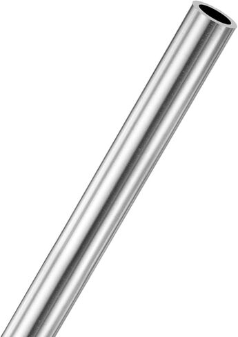 M METERXITY 1-Pack 200mm 304 أنبوب من الفولاذ المقاوم للصدأ، 12 مم OD 0.5 مم سمك الجدار أنابيب من الفولاذ المقاوم للصدأ غير الملحومة للبناء/التصنيع/الصياغة اليدوية، أنبوب معدني مستقيم [0.47x0.02x7.9IN] in Saudi Arabia