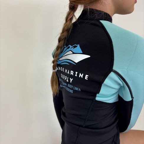 Women’s Neoprene Wetsuit Top – Long Sleeve Front Zip Jacket for Surfing, Wakeboarding, Paddleboarding & Watersports – Designed, Tested & Proven on Lake Tahoe (Extra Large) in Saudi Arabia