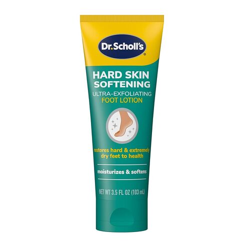Dr. Scholl's Ultra Exfoliating Foot Lotion Cream with Urea for Dry Cracked Feet Heals and Moisturizes for Healthy Feet, 3.5 Ounce in Saudi Arabia