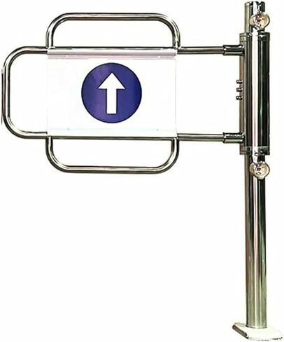 Automatic Closing Metal Safety Gate - Manual Swing Security Door for Supermarkets, Warehouses, and Store Entrances - Durable Protection Solutions in Saudi Arabia