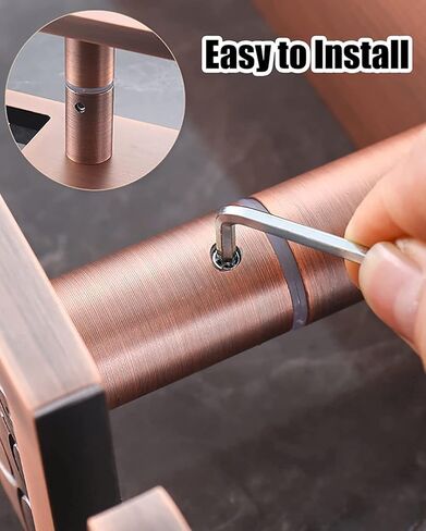 Door Handle Industrial Grab Bar for Wood/Glass/Metal Doors Commercial Solid Sliding Door Handle Push Heavy Duty Double Sided Garden Sheds Pull (Pink 60cm/23.6) in Saudi Arabia