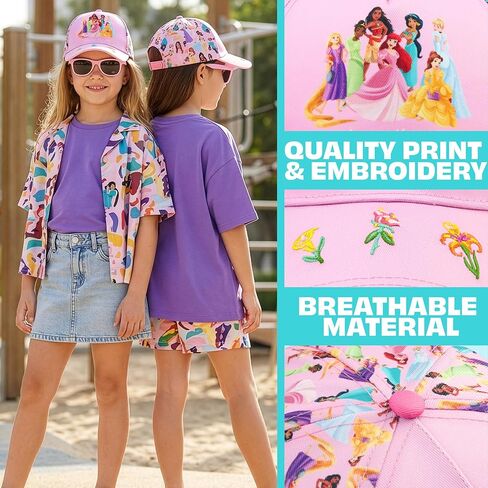 Get Trend Paw Patrol | Disney| Sesame Street Girls Baseball Cap, UV Protection Sunglasses & Soft Scrunchies, 3 Piece Set in Saudi Arabia