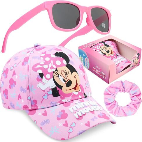 Get Trend Paw Patrol | Disney| Sesame Street Girls Baseball Cap, UV Protection Sunglasses & Soft Scrunchies, 3 Piece Set in Saudi Arabia
