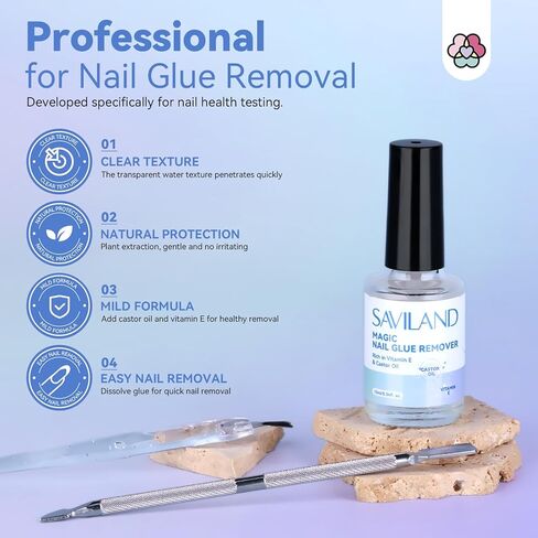 SAVILAND Nail Holder For Painting Nails 500Pcs Gel Nail Tips Fake Nails With Nail Glue Air Dry Short Coffin Ballerina Nail Stand For Press On With Adhesive Putty Clay DIY At Home Manicure Tool Gift For Women in Saudi Arabia
