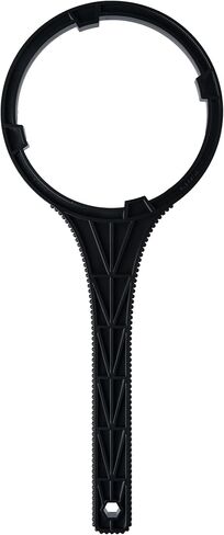 iSpring AWR3L Long Filter Housing Wrench for 4.5" Whole House Water Filters - Durable Spanner Tool, Easy-Grip Design to Unscrew, Black in Saudi Arabia