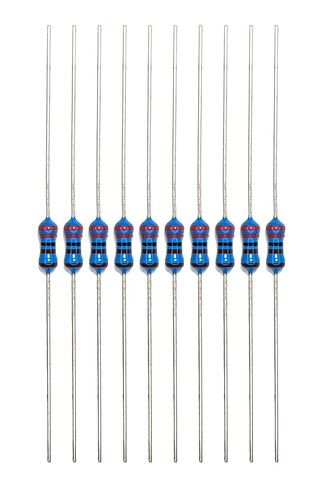 220 Ohm Resistor, 1/4 W, 1% (Pack of 10) in Saudi Arabia