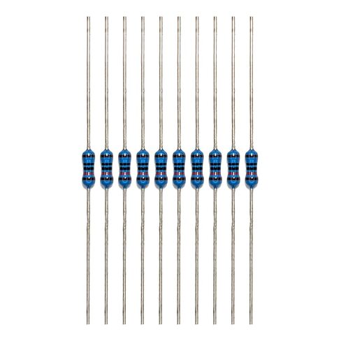 220 Ohm Resistor, 1/4 W, 1% (Pack of 10) in Saudi Arabia
