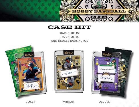 Wild Card 2024 5 Card Draw Stacked Deck Baseball Trading Card Box (5 توقيعات لكل صندوق) in Saudi Arabia