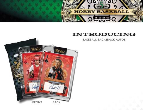 Wild Card 2024 5 Card Draw Stacked Deck Baseball Trading Card Box (5 توقيعات لكل صندوق) in Saudi Arabia