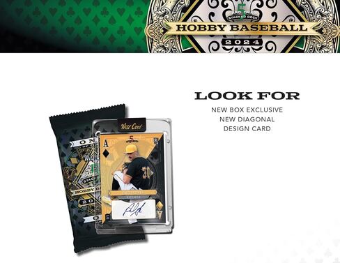 Wild Card 2024 5 Card Draw Stacked Deck Baseball Trading Card Box (5 توقيعات لكل صندوق) in Saudi Arabia
