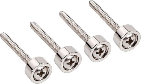 Banworks 15mm Steel Guitar Neck Mounting Ferrules Guitar Neck Joint Bushings and Bolts 15mm Outer Diameter Guitar Neck Back Mounting Plate for Modern Style Electric Guitar Bass Pack of 4 JT/QJJQK-01 in Saudi Arabia