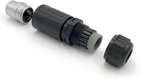 2 pin power connector male and female socket waterproof outdoor IP67 in Saudi Arabia