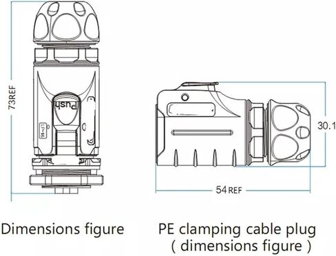 2 Pin M16 Size Power Circular Industrial Connector Female Outdoor in Saudi Arabia