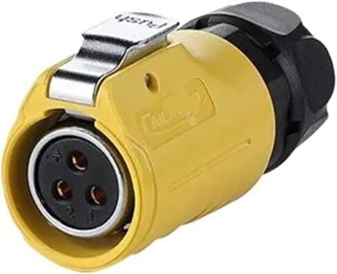 3 pin power circular industrial connector female outdoor waterproof IP67 in Saudi Arabia