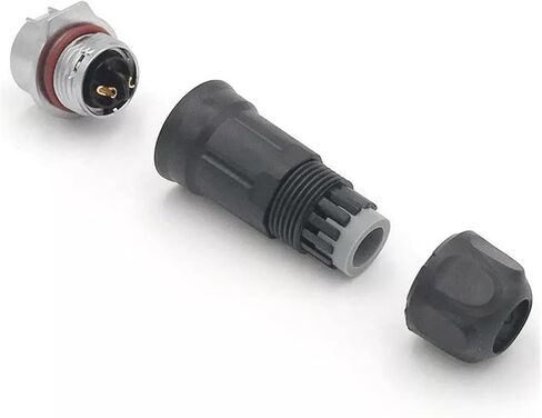 2-pin M16 size power circular connector female outdoor waterproof IP67 in Saudi Arabia