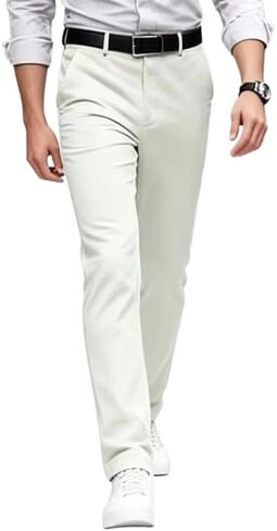 Men's Golf Pants Classic Black Formal Trousers 30“/32"/34" Comfortable Casual Dress Pants in Saudi Arabia