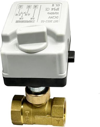 1/2 3/4 1 2 Inch Brass Motorized Ball Valve 3-Wire Control Normally Closed With Manual Switch 1Pcs(1",DC24V) in Saudi Arabia