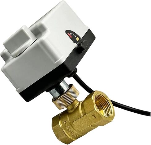 1/2 3/4 1 2 Inch Brass Motorized Ball Valve 3-Wire Control Normally Closed With Manual Switch 1Pcs(1",DC24V) in Saudi Arabia