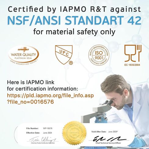 خرطوشة فلتر مياه رواسب روناكوا 1 ميكرون 10 بوصة × 2.5 بوصة، معتمدة من NSF، ترشيح 4 طبقات لأي وحدات RO مقاس 10 بوصة وأنظمة منزلية كاملة، متوافقة مع Culligan P5، AP110، WHKF-GD05، عبوتان in Kuwait